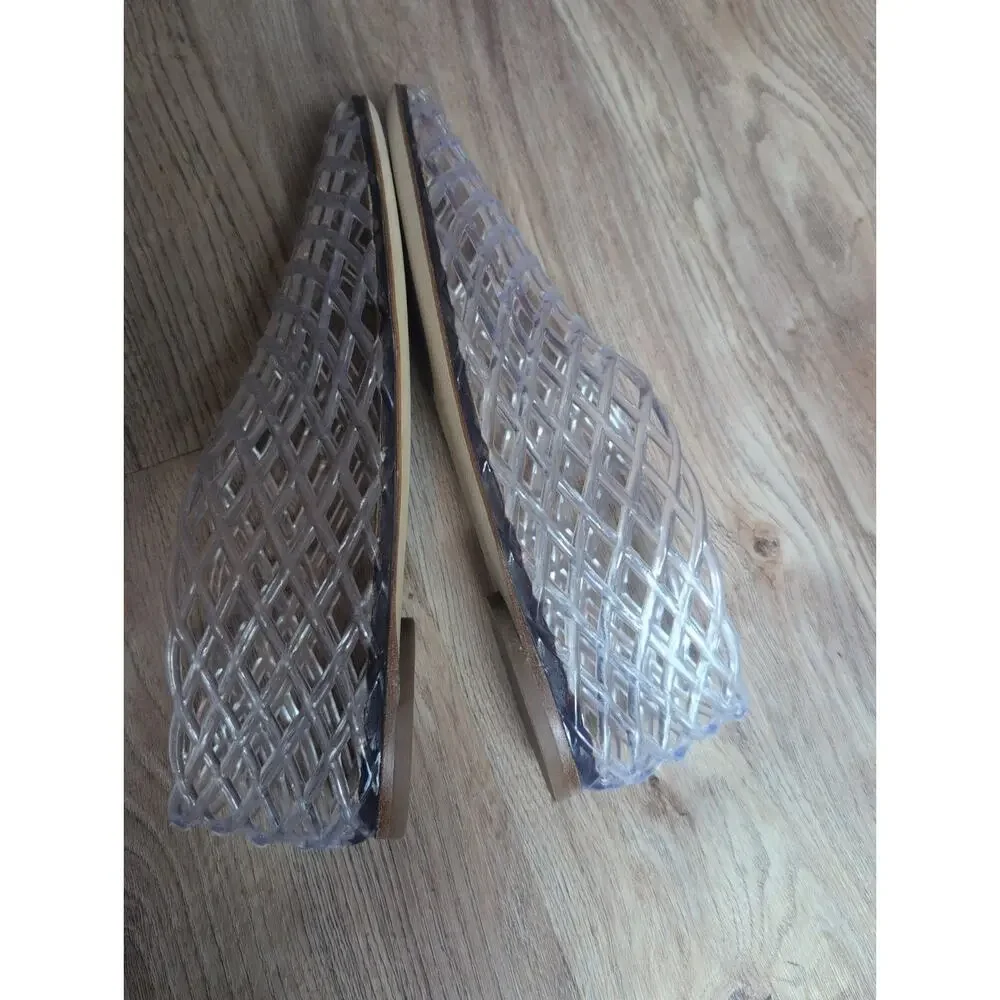 The Row Mara Clear Fishnet Jelly PVC Cut Out Cage Flat Sandals Women EU 40 - Picture 16 of 16